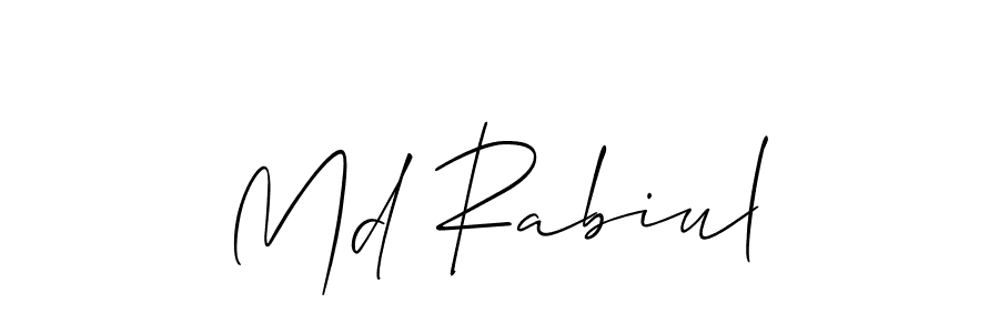 Make a beautiful signature design for name Md Rabiul. Use this online signature maker to create a handwritten signature for free. Md Rabiul signature style 2 images and pictures png