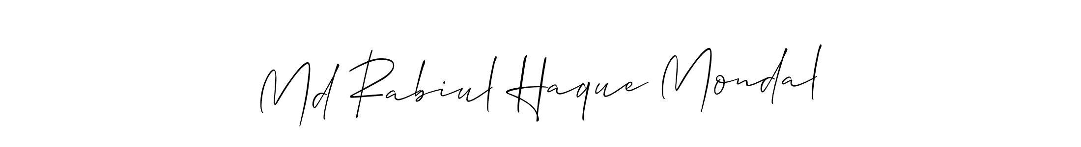 How to Draw Md Rabiul Haque Mondal signature style? Allison_Script is a latest design signature styles for name Md Rabiul Haque Mondal. Md Rabiul Haque Mondal signature style 2 images and pictures png