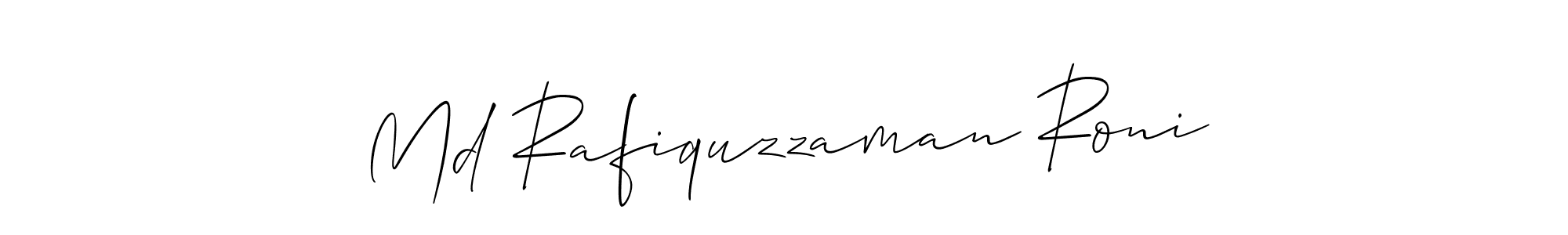 You can use this online signature creator to create a handwritten signature for the name Md Rafiquzzaman Roni. This is the best online autograph maker. Md Rafiquzzaman Roni signature style 2 images and pictures png