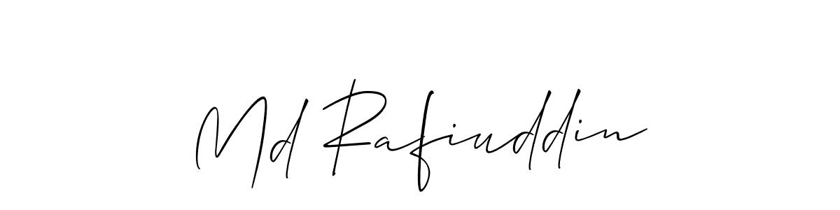 You should practise on your own different ways (Allison_Script) to write your name (Md Rafiuddin) in signature. don't let someone else do it for you. Md Rafiuddin signature style 2 images and pictures png