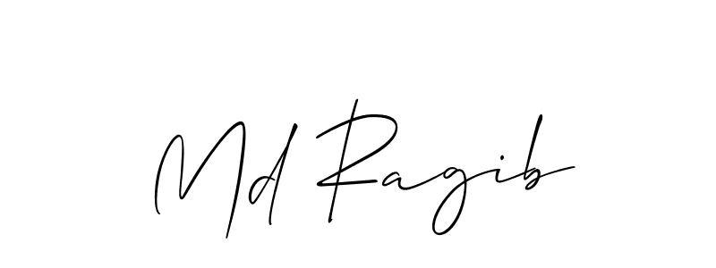 The best way (Allison_Script) to make a short signature is to pick only two or three words in your name. The name Md Ragib include a total of six letters. For converting this name. Md Ragib signature style 2 images and pictures png