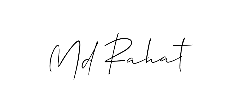 Check out images of Autograph of Md Rahat name. Actor Md Rahat Signature Style. Allison_Script is a professional sign style online. Md Rahat signature style 2 images and pictures png