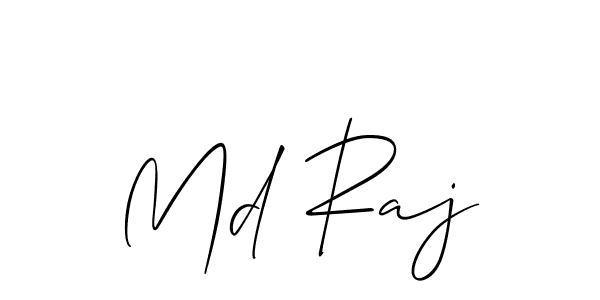 The best way (Allison_Script) to make a short signature is to pick only two or three words in your name. The name Md Raj include a total of six letters. For converting this name. Md Raj signature style 2 images and pictures png