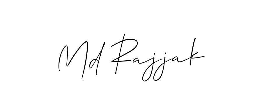 How to Draw Md Rajjak signature style? Allison_Script is a latest design signature styles for name Md Rajjak. Md Rajjak signature style 2 images and pictures png