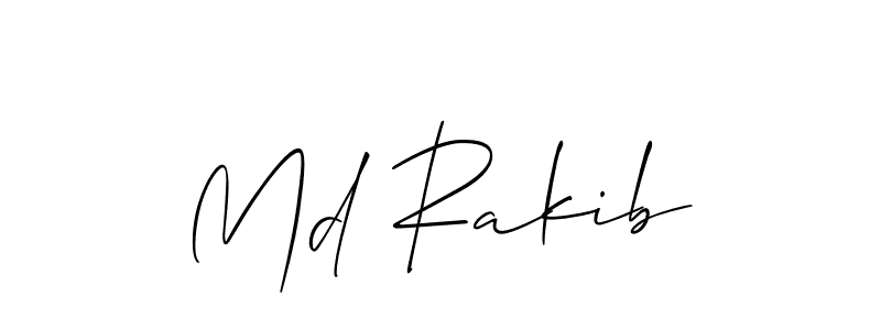 Create a beautiful signature design for name Md Rakib. With this signature (Allison_Script) fonts, you can make a handwritten signature for free. Md Rakib signature style 2 images and pictures png