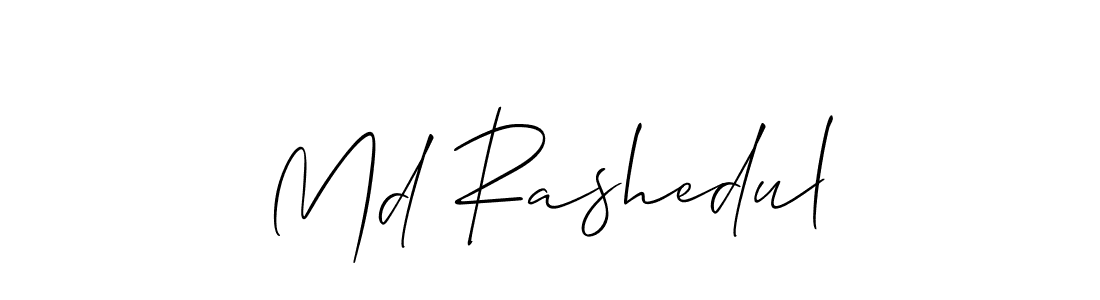 Md Rashedul stylish signature style. Best Handwritten Sign (Allison_Script) for my name. Handwritten Signature Collection Ideas for my name Md Rashedul. Md Rashedul signature style 2 images and pictures png