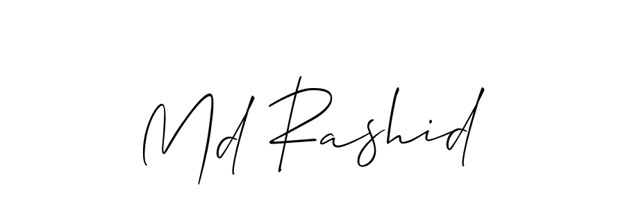 Allison_Script is a professional signature style that is perfect for those who want to add a touch of class to their signature. It is also a great choice for those who want to make their signature more unique. Get Md Rashid name to fancy signature for free. Md Rashid signature style 2 images and pictures png