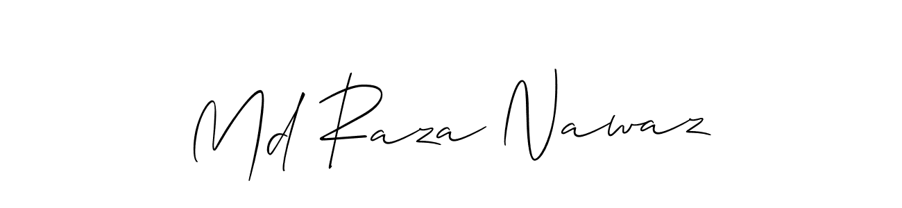 Similarly Allison_Script is the best handwritten signature design. Signature creator online .You can use it as an online autograph creator for name Md Raza Nawaz. Md Raza Nawaz signature style 2 images and pictures png