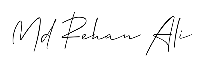 Explore multiple handwriting variations for Md Rehan Ali including this stunning Allison_Script design. Free to use across all platforms. Md Rehan Ali signature style 2 images and pictures png