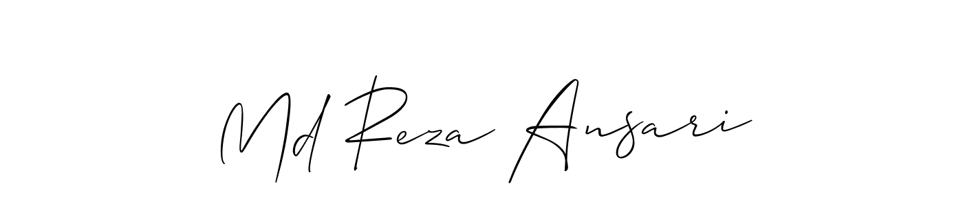 Make a beautiful signature design for name Md Reza Ansari. Use this online signature maker to create a handwritten signature for free. Md Reza Ansari signature style 2 images and pictures png