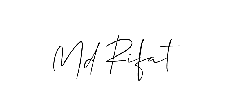 You can use this online signature creator to create a handwritten signature for the name Md Rifat. This is the best online autograph maker. Md Rifat signature style 2 images and pictures png