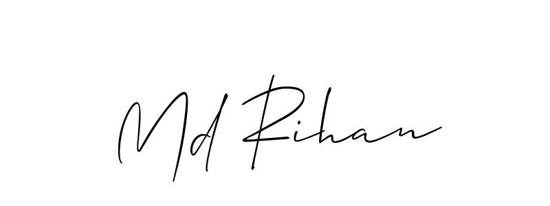 Make a beautiful signature design for name Md Rihan. Use this online signature maker to create a handwritten signature for free. Md Rihan signature style 2 images and pictures png