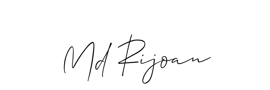 Make a beautiful signature design for name Md Rijoan. Use this online signature maker to create a handwritten signature for free. Md Rijoan signature style 2 images and pictures png