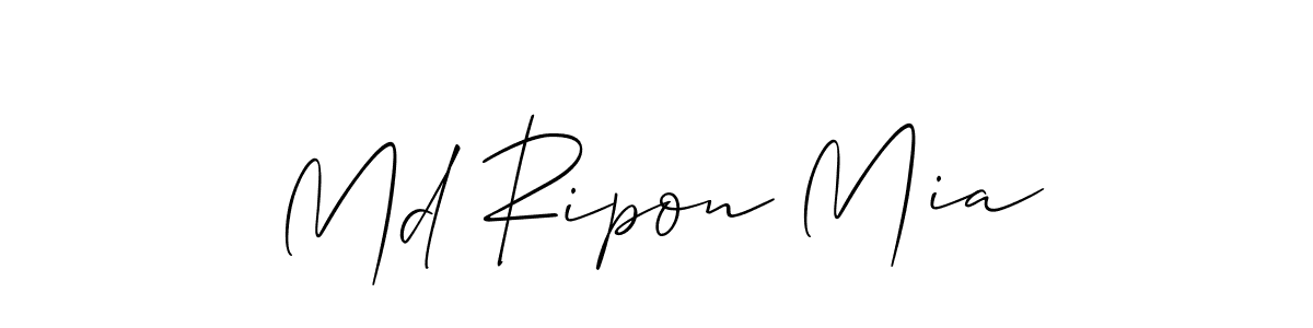 You can use this online signature creator to create a handwritten signature for the name Md Ripon Mia. This is the best online autograph maker. Md Ripon Mia signature style 2 images and pictures png