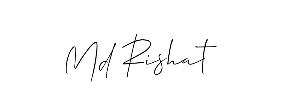 Check out images of Autograph of Md Rishat name. Actor Md Rishat Signature Style. Allison_Script is a professional sign style online. Md Rishat signature style 2 images and pictures png