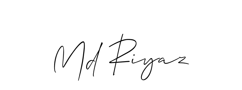 Best and Professional Signature Style for Md Riyaz. Allison_Script Best Signature Style Collection. Md Riyaz signature style 2 images and pictures png