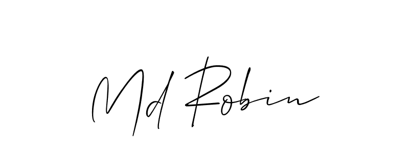 Make a short Md Robin signature style. Manage your documents anywhere anytime using Allison_Script. Create and add eSignatures, submit forms, share and send files easily. Md Robin signature style 2 images and pictures png