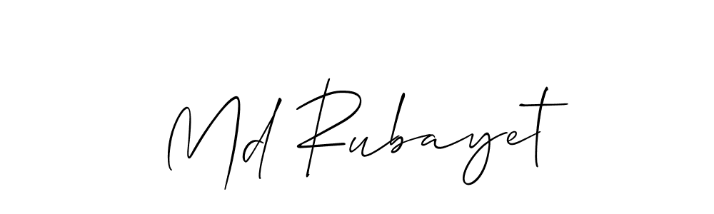 Check out images of Autograph of Md Rubayet name. Actor Md Rubayet Signature Style. Allison_Script is a professional sign style online. Md Rubayet signature style 2 images and pictures png
