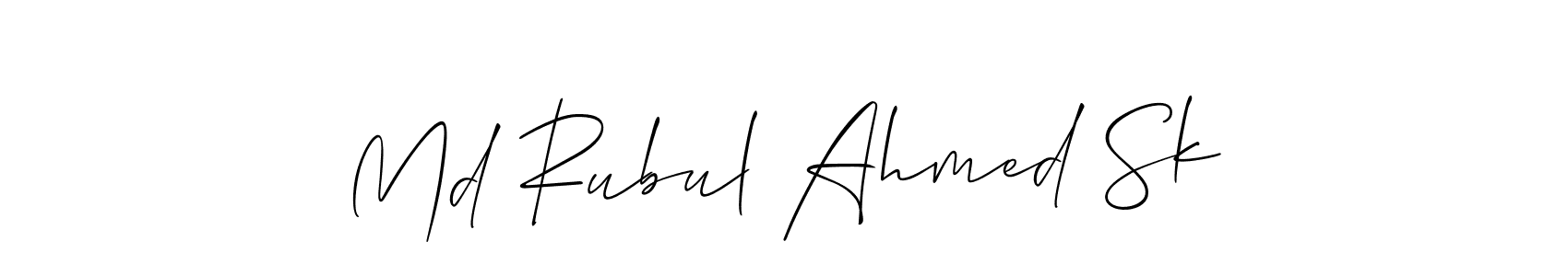 Here are the top 10 professional signature styles for the name Md Rubul Ahmed Sk. These are the best autograph styles you can use for your name. Md Rubul Ahmed Sk signature style 2 images and pictures png