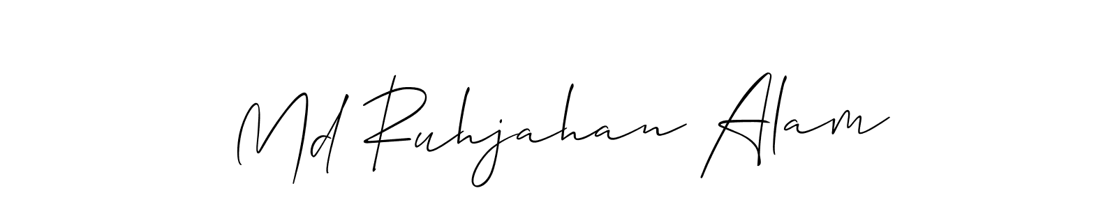 How to make Md Ruhjahan Alam signature? Allison_Script is a professional autograph style. Create handwritten signature for Md Ruhjahan Alam name. Md Ruhjahan Alam signature style 2 images and pictures png