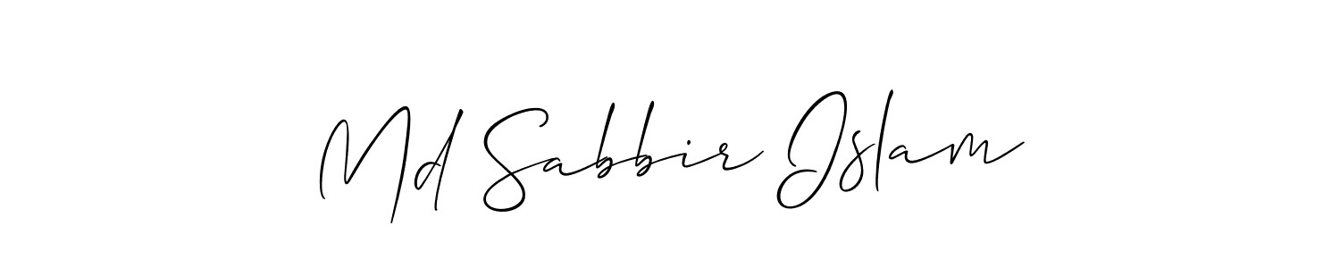 You should practise on your own different ways (Allison_Script) to write your name (Md Sabbir Islam) in signature. don't let someone else do it for you. Md Sabbir Islam signature style 2 images and pictures png