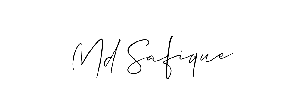 Also You can easily find your signature by using the search form. We will create Md Safique name handwritten signature images for you free of cost using Allison_Script sign style. Md Safique signature style 2 images and pictures png