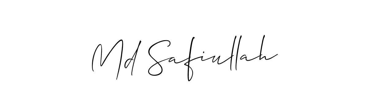 Allison_Script is a professional signature style that is perfect for those who want to add a touch of class to their signature. It is also a great choice for those who want to make their signature more unique. Get Md Safiullah name to fancy signature for free. Md Safiullah signature style 2 images and pictures png