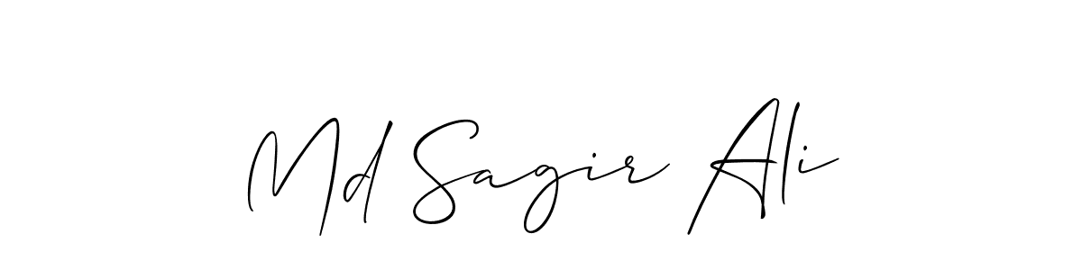 Make a beautiful signature design for name Md Sagir Ali. Use this online signature maker to create a handwritten signature for free. Md Sagir Ali signature style 2 images and pictures png