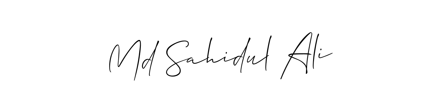 See photos of Md Sahidul Ali official signature by Spectra . Check more albums & portfolios. Read reviews & check more about Allison_Script font. Md Sahidul Ali signature style 2 images and pictures png