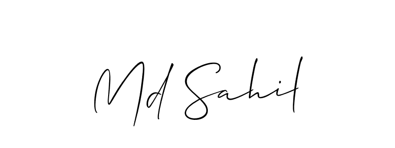 You can use this online signature creator to create a handwritten signature for the name Md Sahil. This is the best online autograph maker. Md Sahil signature style 2 images and pictures png