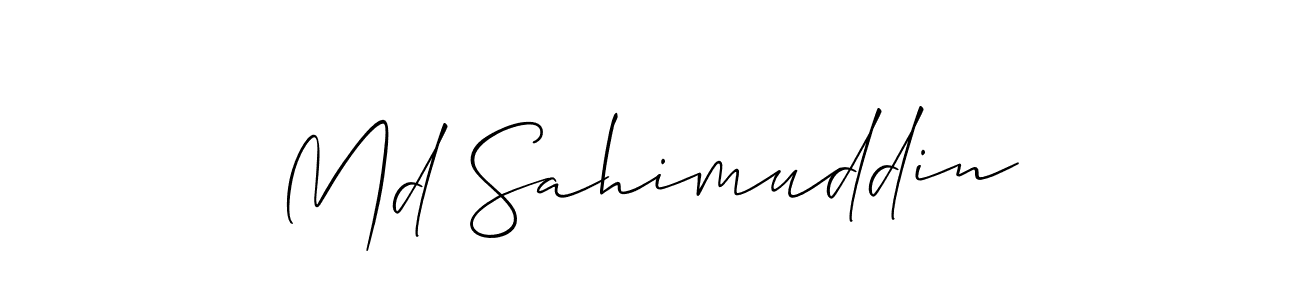 Best and Professional Signature Style for Md Sahimuddin. Allison_Script Best Signature Style Collection. Md Sahimuddin signature style 2 images and pictures png