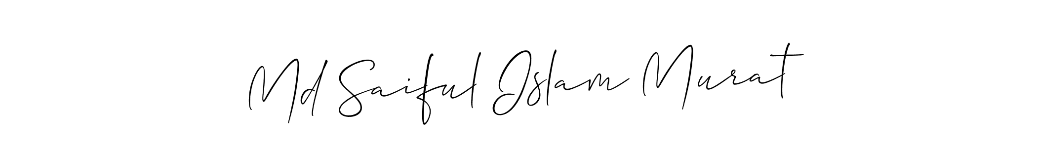 Also we have Md Saiful Islam Murat name is the best signature style. Create professional handwritten signature collection using Allison_Script autograph style. Md Saiful Islam Murat signature style 2 images and pictures png