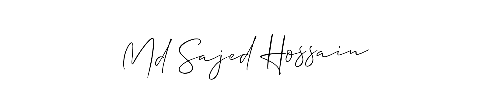 Best and Professional Signature Style for Md Sajed Hossain. Allison_Script Best Signature Style Collection. Md Sajed Hossain signature style 2 images and pictures png
