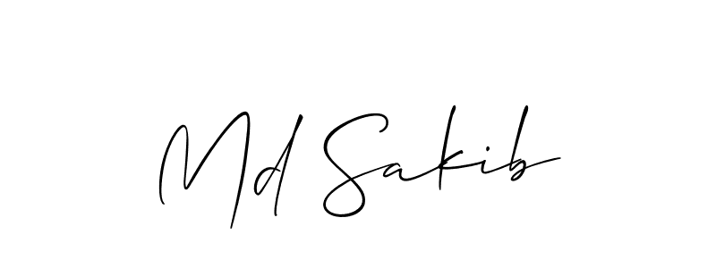 How to Draw Md Sakib signature style? Allison_Script is a latest design signature styles for name Md Sakib. Md Sakib signature style 2 images and pictures png