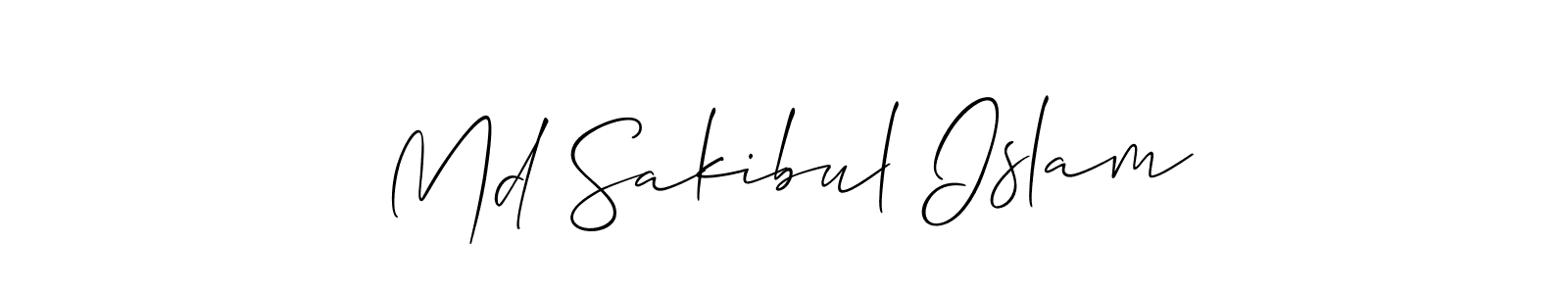 Also You can easily find your signature by using the search form. We will create Md Sakibul Islam name handwritten signature images for you free of cost using Allison_Script sign style. Md Sakibul Islam signature style 2 images and pictures png