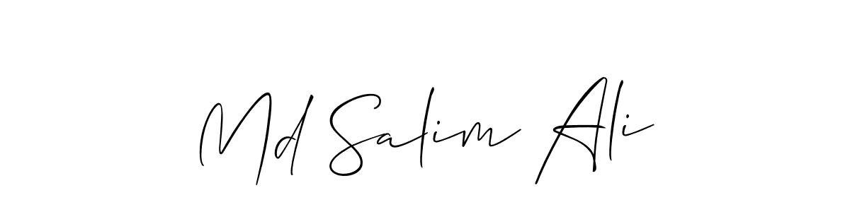 if you are searching for the best signature style for your name Md Salim Ali. so please give up your signature search. here we have designed multiple signature styles  using Allison_Script. Md Salim Ali signature style 2 images and pictures png