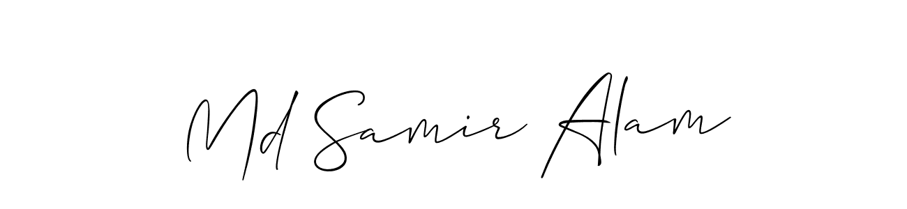 It looks lik you need a new signature style for name Md Samir Alam. Design unique handwritten (Allison_Script) signature with our free signature maker in just a few clicks. Md Samir Alam signature style 2 images and pictures png