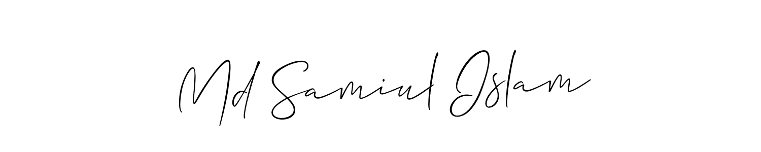 See photos of Md Samiul Islam official signature by Spectra . Check more albums & portfolios. Read reviews & check more about Allison_Script font. Md Samiul Islam signature style 2 images and pictures png