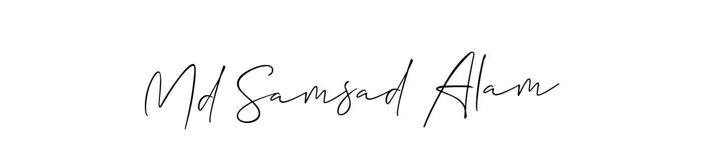 Check out images of Autograph of Md Samsad Alam name. Actor Md Samsad Alam Signature Style. Allison_Script is a professional sign style online. Md Samsad Alam signature style 2 images and pictures png