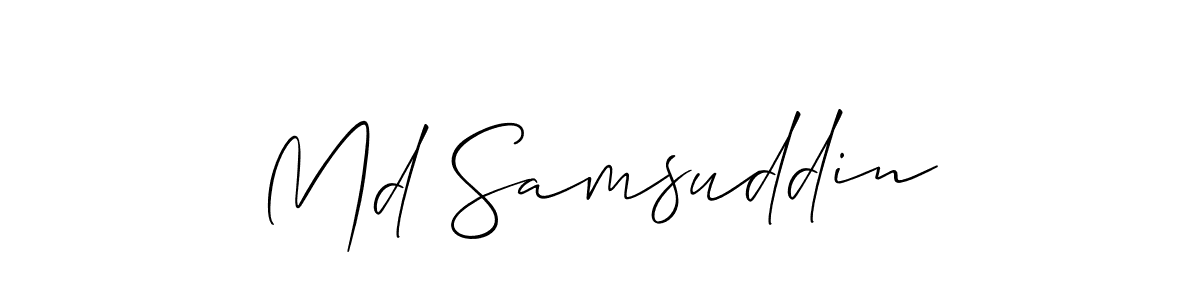 Best and Professional Signature Style for Md Samsuddin. Allison_Script Best Signature Style Collection. Md Samsuddin signature style 2 images and pictures png