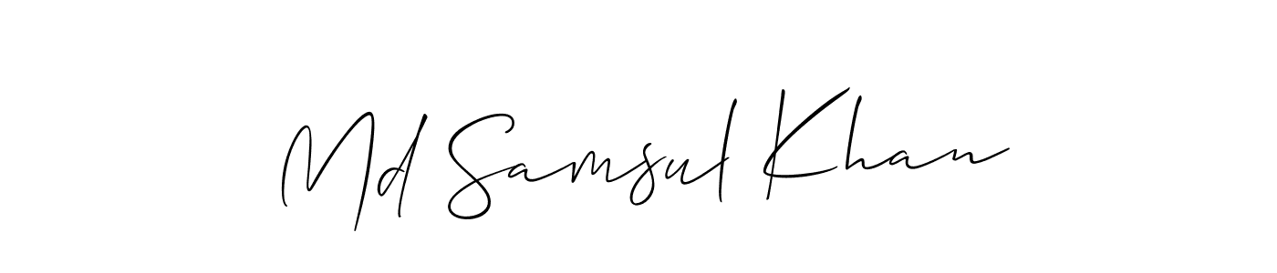 Here are the top 10 professional signature styles for the name Md Samsul Khan. These are the best autograph styles you can use for your name. Md Samsul Khan signature style 2 images and pictures png