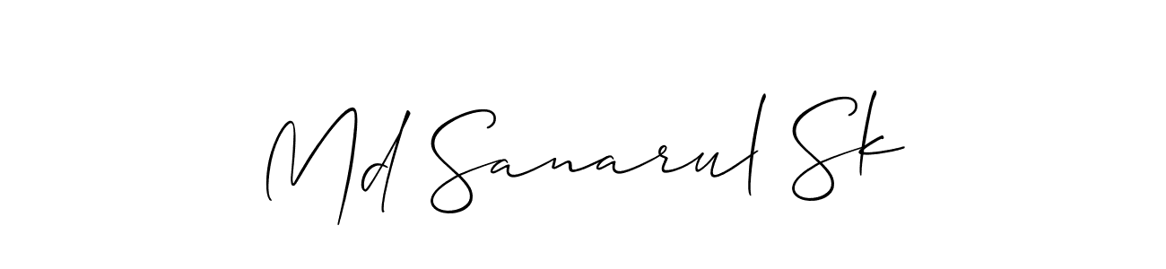 Here are the top 10 professional signature styles for the name Md Sanarul Sk. These are the best autograph styles you can use for your name. Md Sanarul Sk signature style 2 images and pictures png