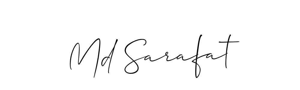 if you are searching for the best signature style for your name Md Sarafat. so please give up your signature search. here we have designed multiple signature styles  using Allison_Script. Md Sarafat signature style 2 images and pictures png
