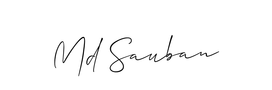 Also You can easily find your signature by using the search form. We will create Md Sauban name handwritten signature images for you free of cost using Allison_Script sign style. Md Sauban signature style 2 images and pictures png