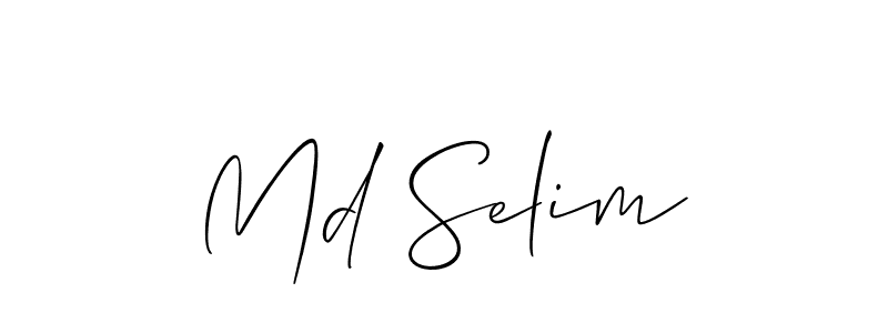 Best and Professional Signature Style for Md Selim. Allison_Script Best Signature Style Collection. Md Selim signature style 2 images and pictures png