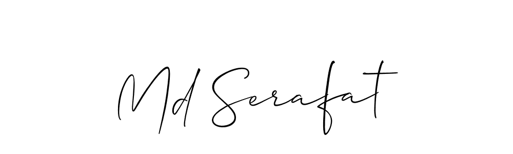 You should practise on your own different ways (Allison_Script) to write your name (Md Serafat) in signature. don't let someone else do it for you. Md Serafat signature style 2 images and pictures png