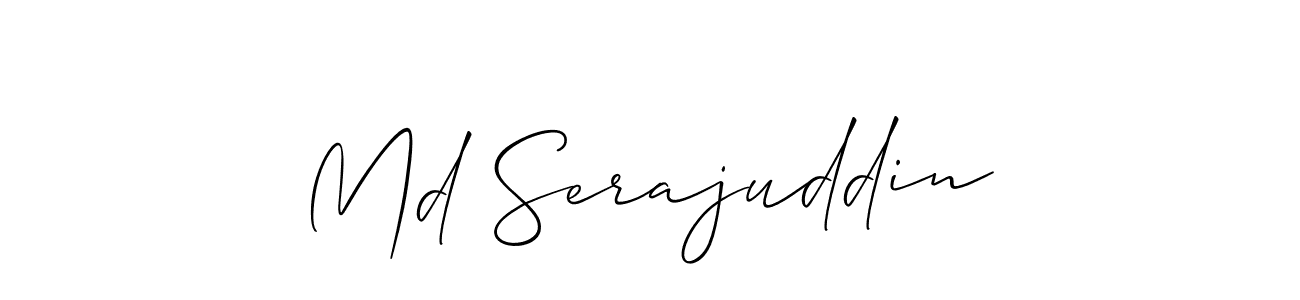 if you are searching for the best signature style for your name Md Serajuddin. so please give up your signature search. here we have designed multiple signature styles  using Allison_Script. Md Serajuddin signature style 2 images and pictures png