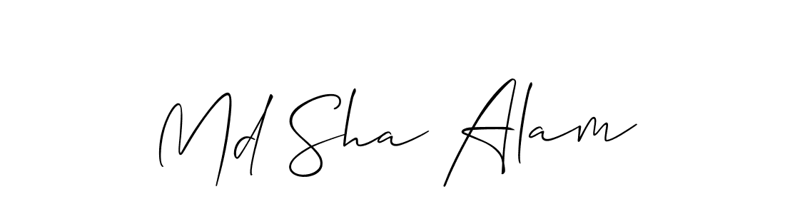 You should practise on your own different ways (Allison_Script) to write your name (Md Sha Alam) in signature. don't let someone else do it for you. Md Sha Alam signature style 2 images and pictures png