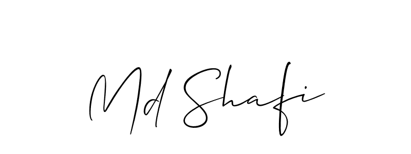 Create a beautiful signature design for name Md Shafi. With this signature (Allison_Script) fonts, you can make a handwritten signature for free. Md Shafi signature style 2 images and pictures png