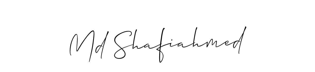 Md Shafiahmed stylish signature style. Best Handwritten Sign (Allison_Script) for my name. Handwritten Signature Collection Ideas for my name Md Shafiahmed. Md Shafiahmed signature style 2 images and pictures png